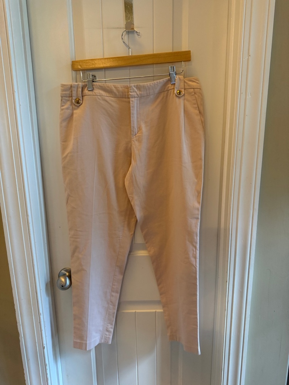 Emilio Pucci pale pink ankle pants
